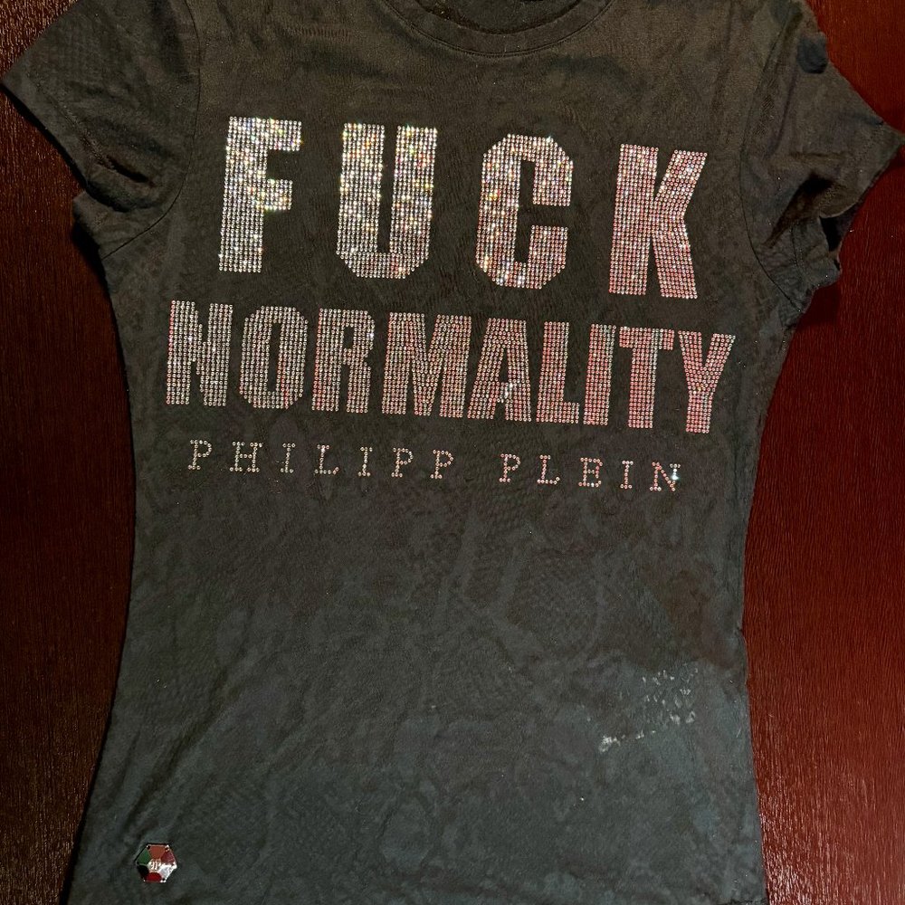 T-Shirt Sexy Pure PHILIPP PLEIN TM WITH CRYSTALS